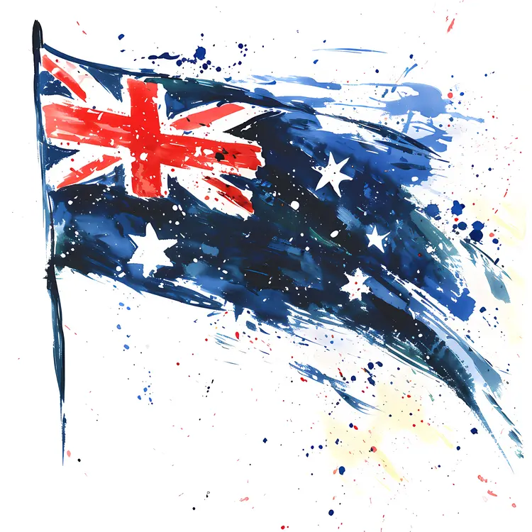 Artistic Australian Flag