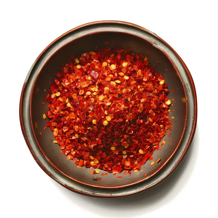 Bowl of Red Pepper Flakes