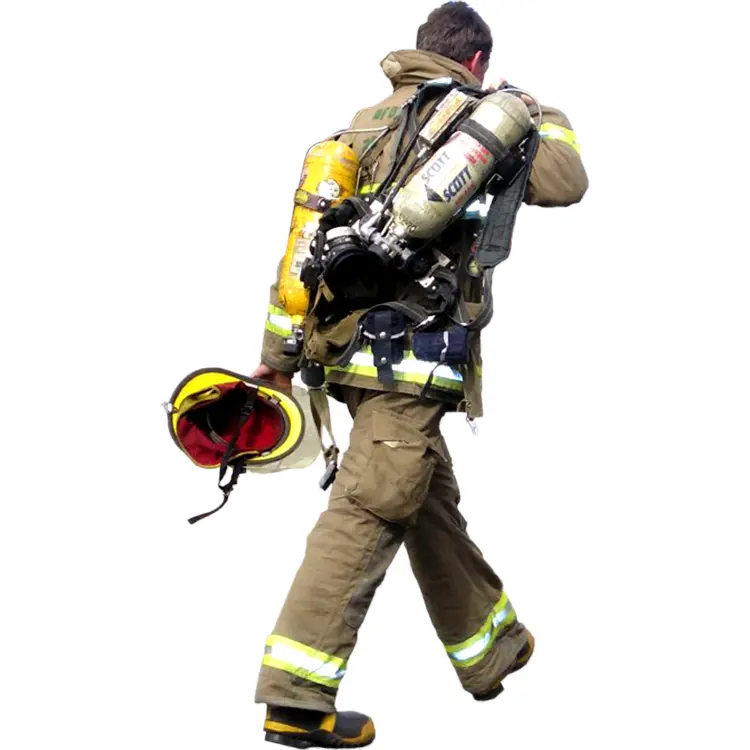Firefighter Walking
