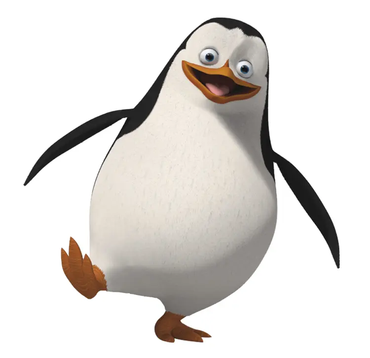 Dancing Cartoon Penguin