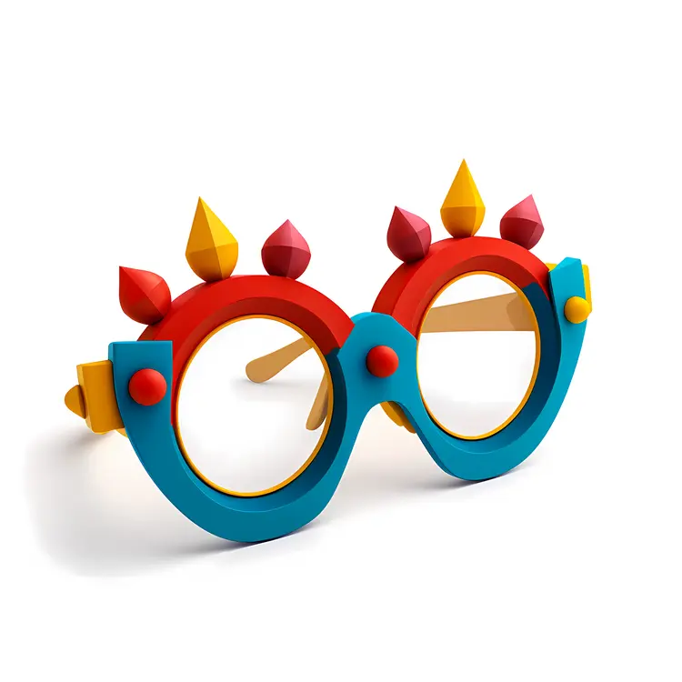 Colorful Sunglasses with Geometric Shapes