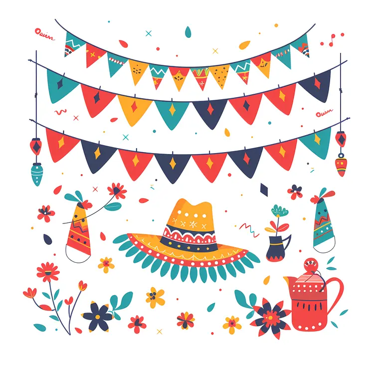Colorful Festive Decorations