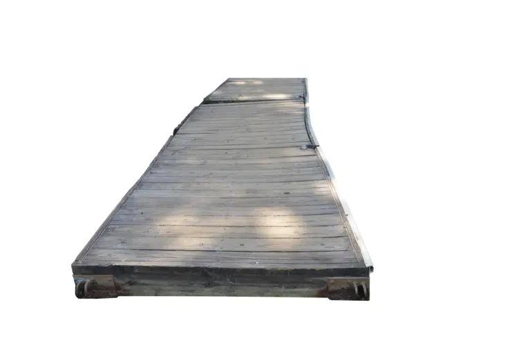 Rustic Wooden Bridge