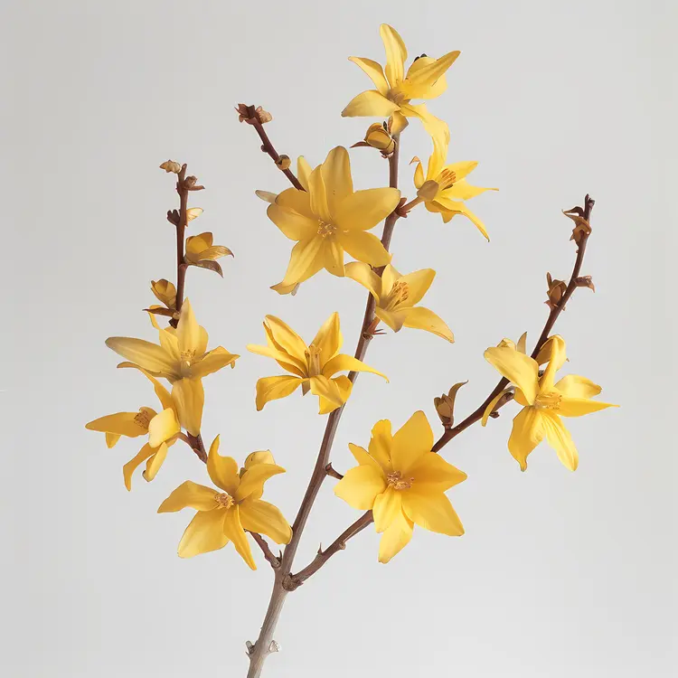Branch with Yellow Blossoms