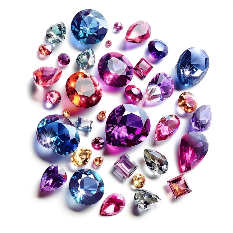Assorted Colorful Gems
