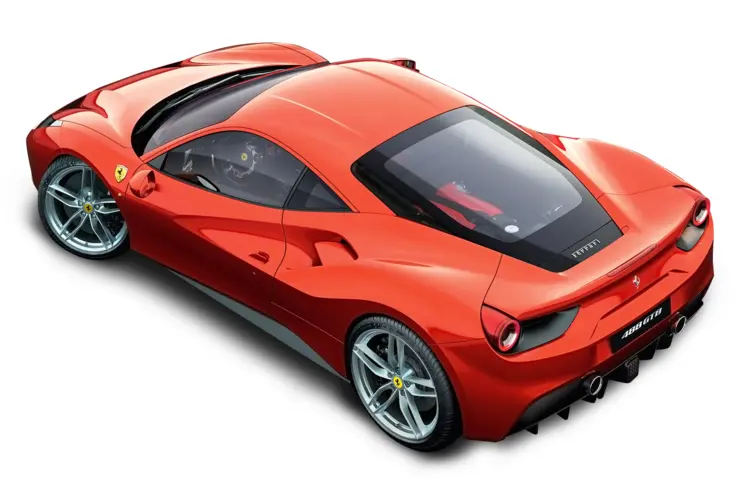 Red Ferrari Sports Car