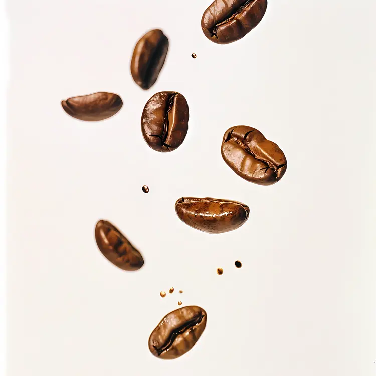 Scattered Coffee Beans