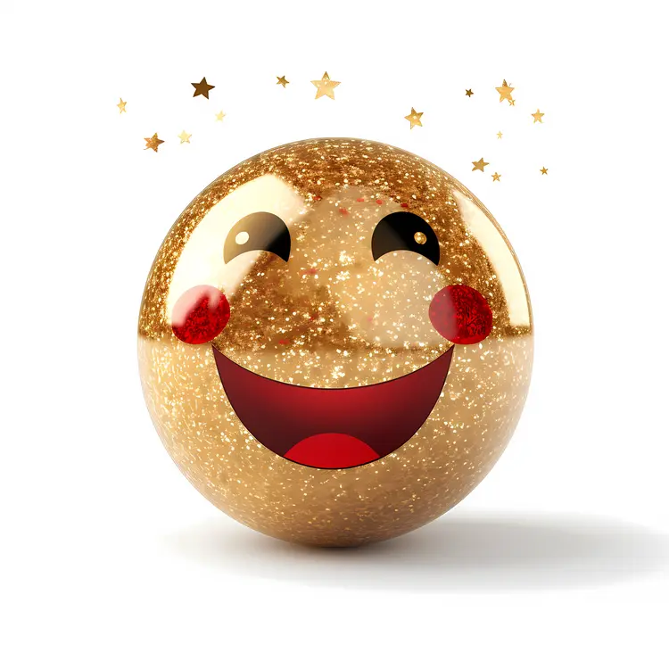 Smiling Christmas Ornament