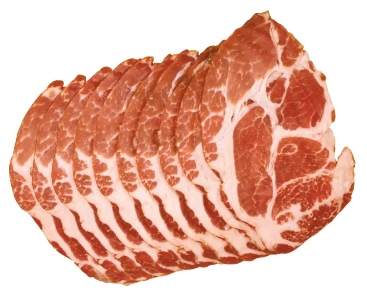 Slices of Raw Pork