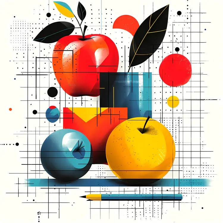 Abstract Fruit Art