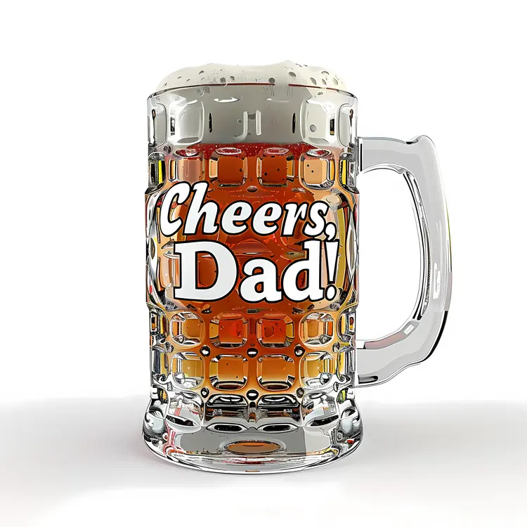 Cheers Dad Beer Mug for Father's Day
