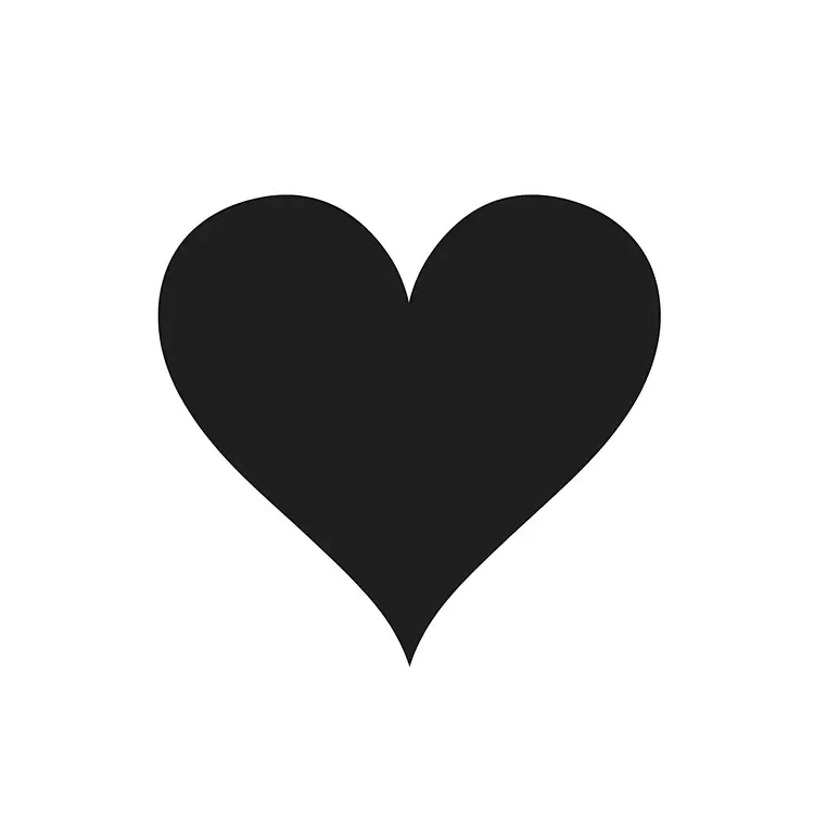 Black Heart Symbol
