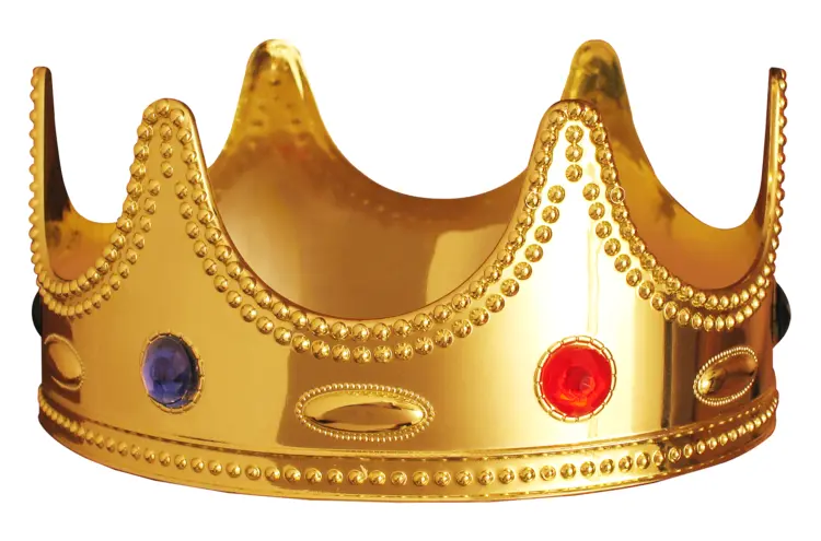 Golden Crown with Gems