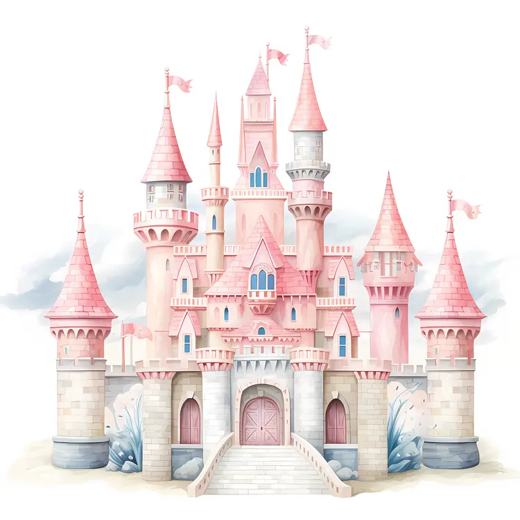 Pink Fairy Tale Castle