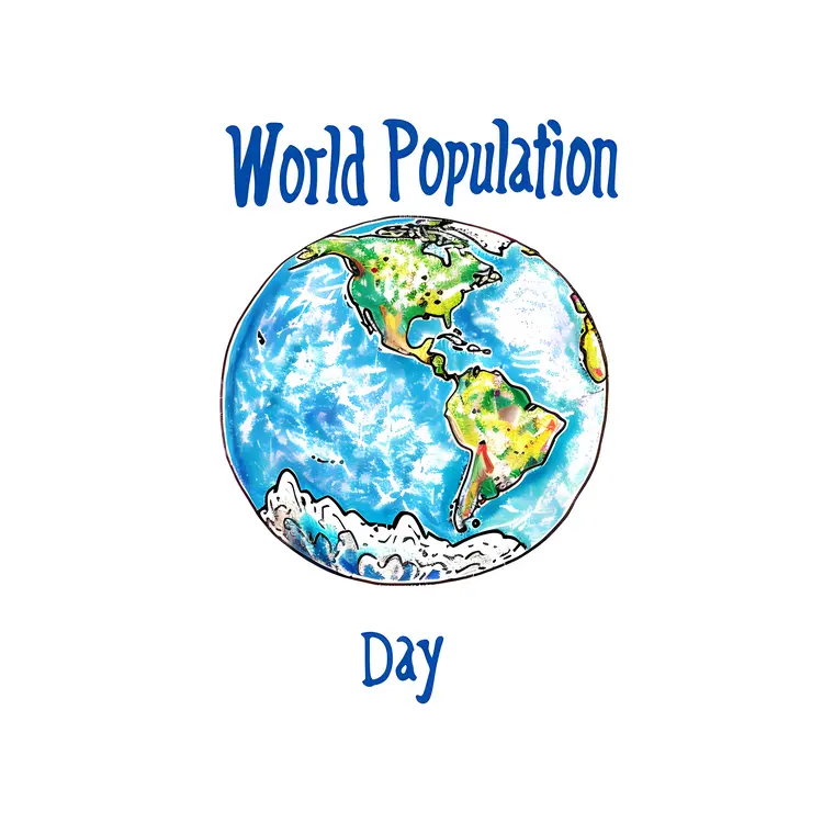 World Population Day Awareness Stamp