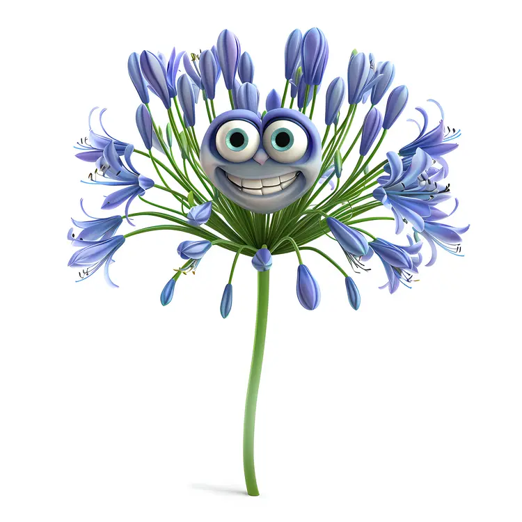 Smiling Cartoon Flower