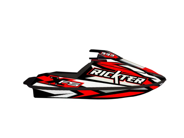 Red and Black Rickter Jet Ski