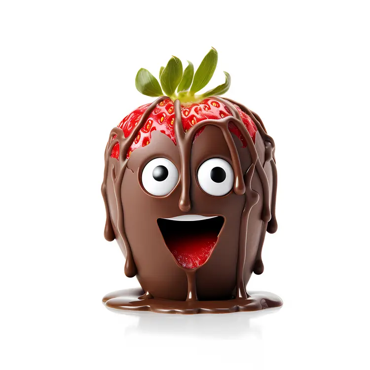 Happy Chocolate Covered Strawberry