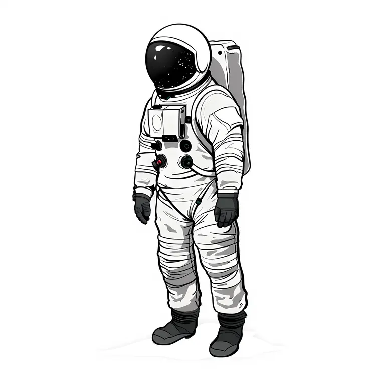 Astronaut in Space Suit