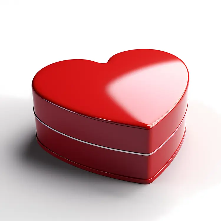 Red Heart Box for Valentine's Day