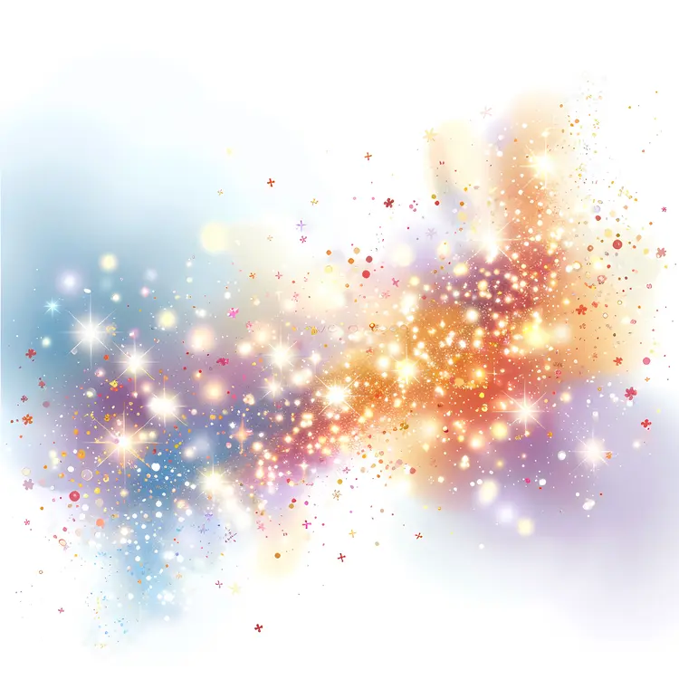 Colorful Sparkles and Glow