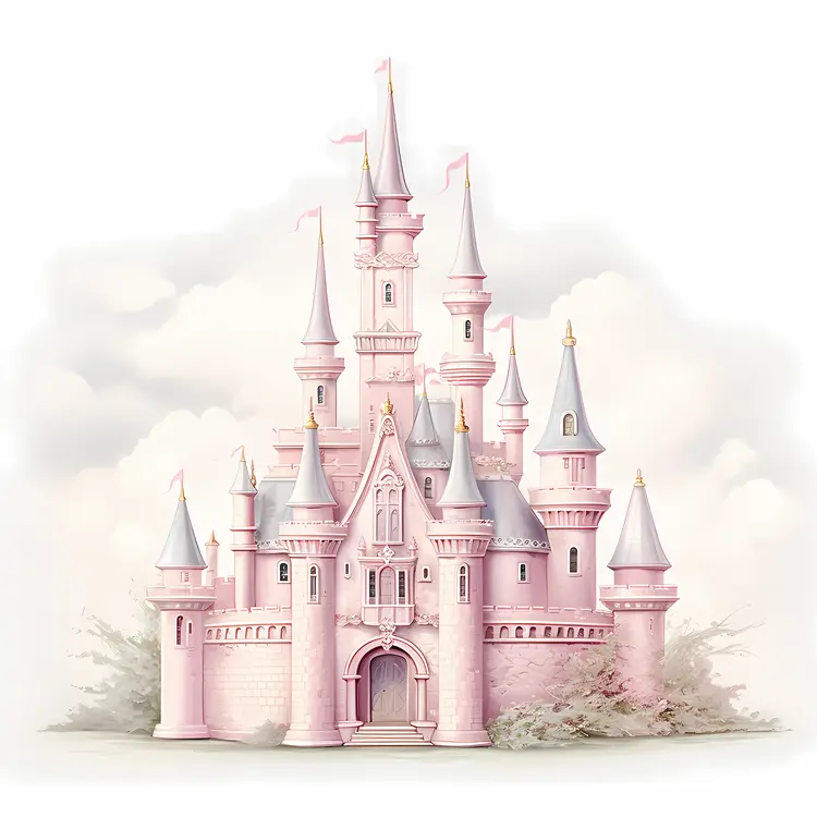 Pink Fantasy Castle