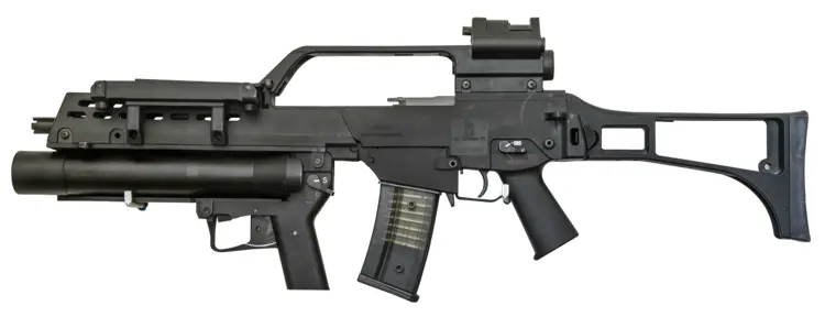 Modern Assault Rifle with Attachments