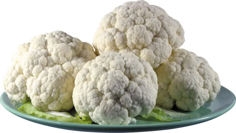Plate of Fresh Cauliflower