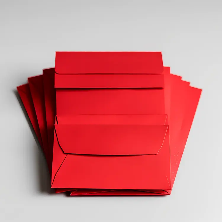 Plain Red Envelopes for Chinese New Year