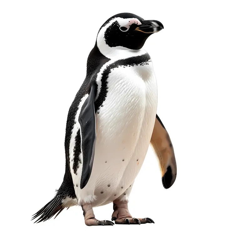 Realistic Penguin Standing