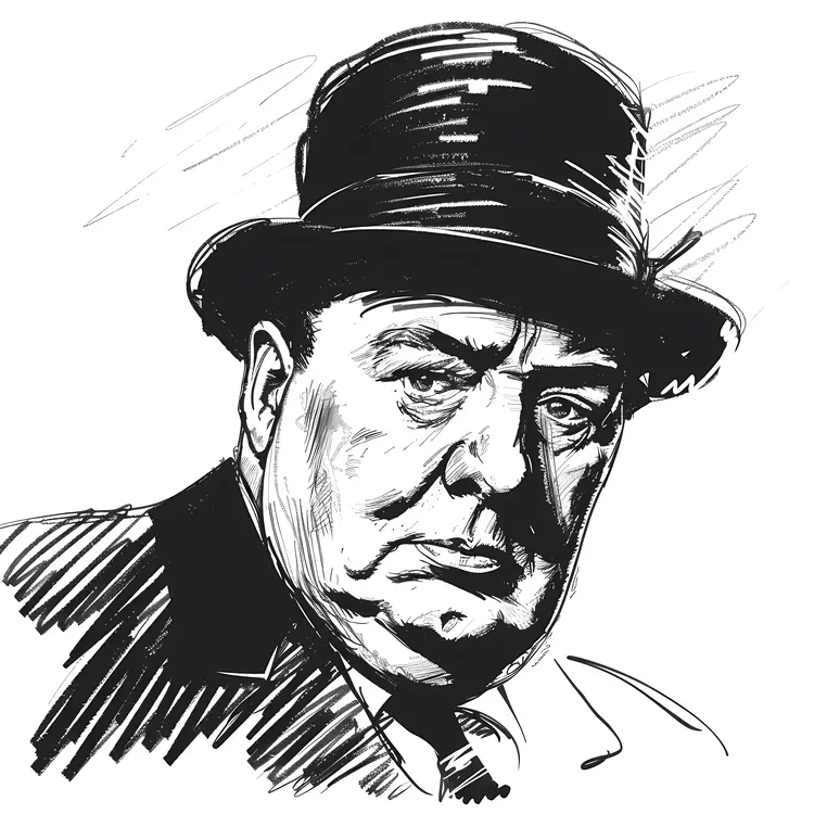 Man with Hat and Cigar