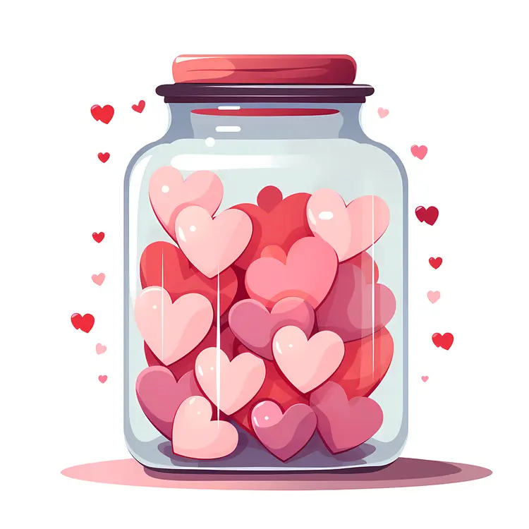 Jar of Hearts Illustration
