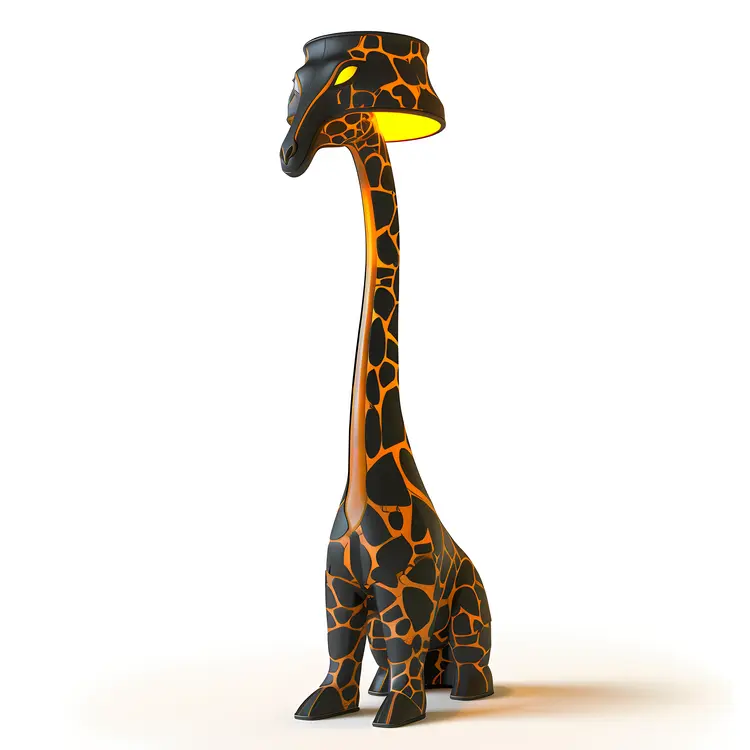 Giraffe Shaped Lamp