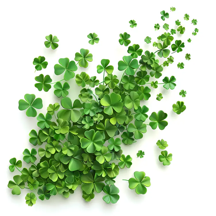 Green Clovers for St. Patrick's Day