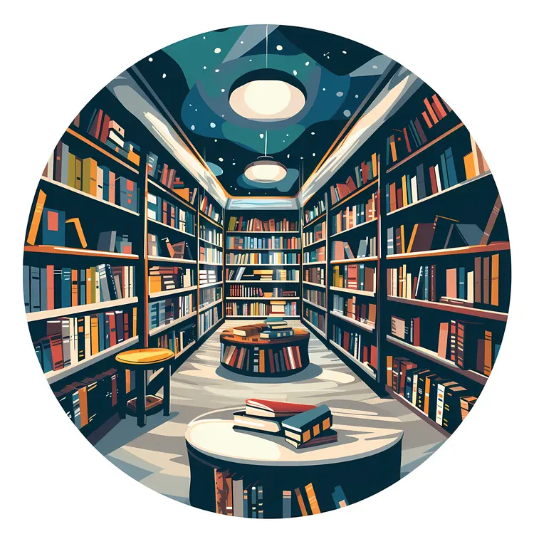 Circular Cozy Library
