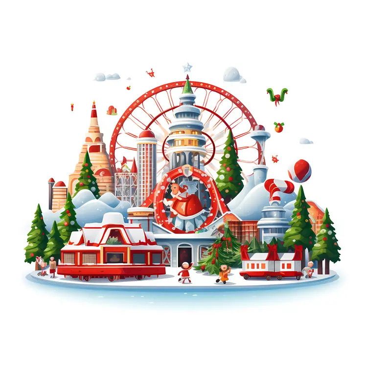 Winter Amusement Park