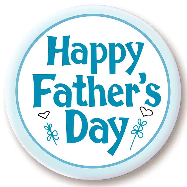 Blue Happy Father's Day Greeting