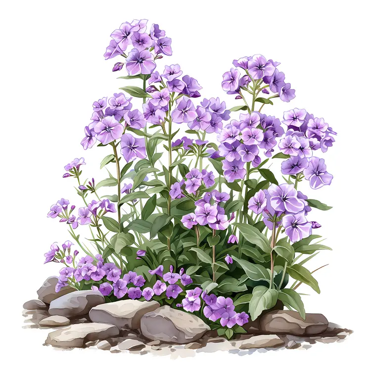 Purple Flowers in Bloom
