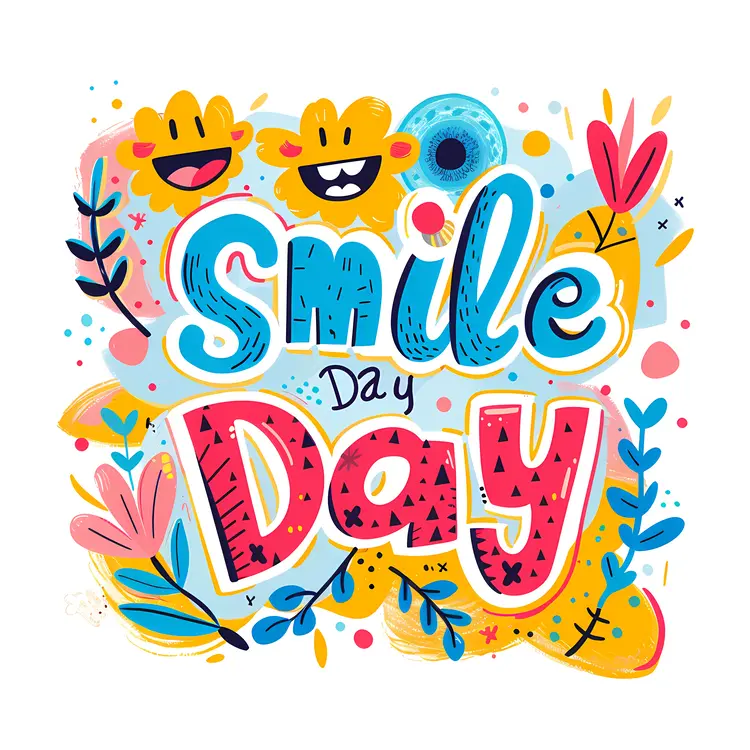 Colorful Smile Day Illustration