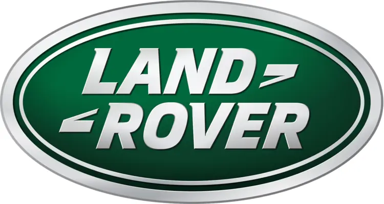 Green Oval Logo of Land Rover