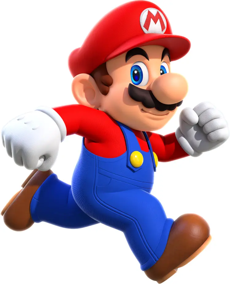 Mario Running in Action
