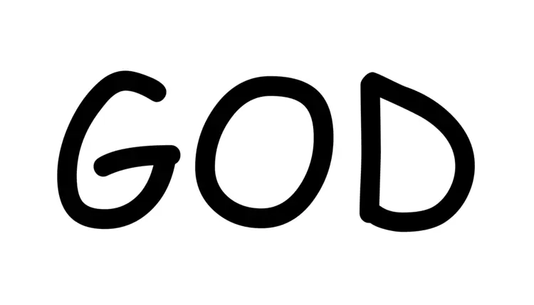 Bold GOD Text