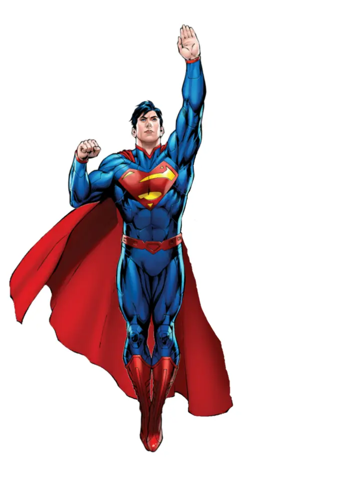 Superman Flying Upwards