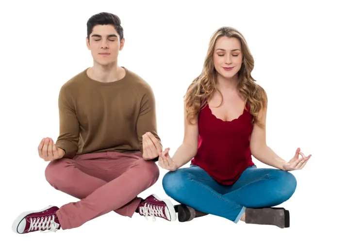 Couple Meditating Together
