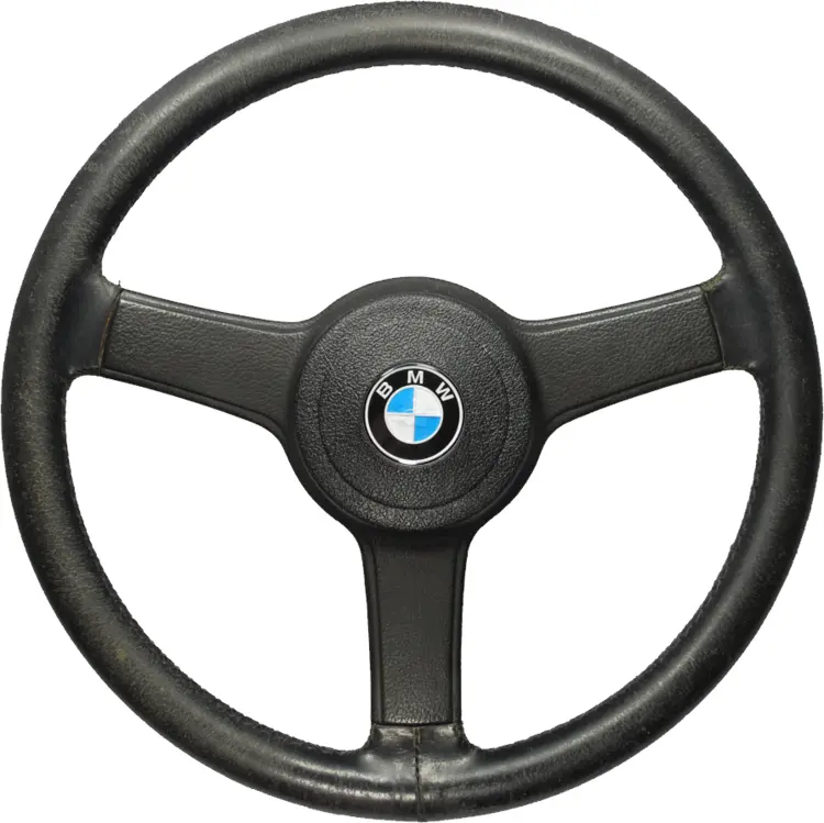 Classic Black BMW Steering Wheel