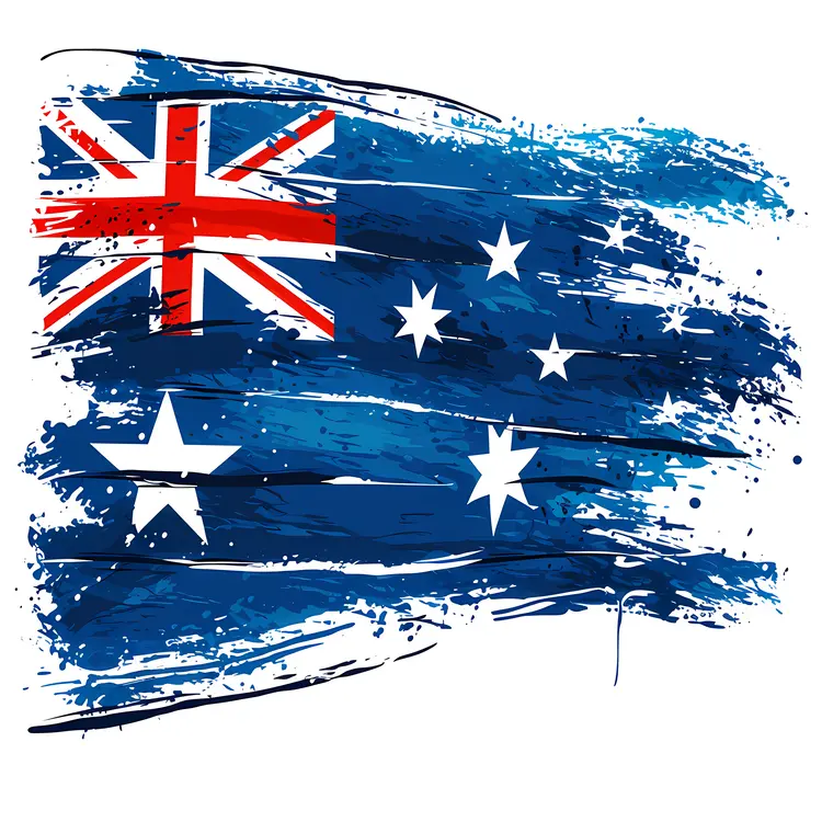 Artistic Australian Flag