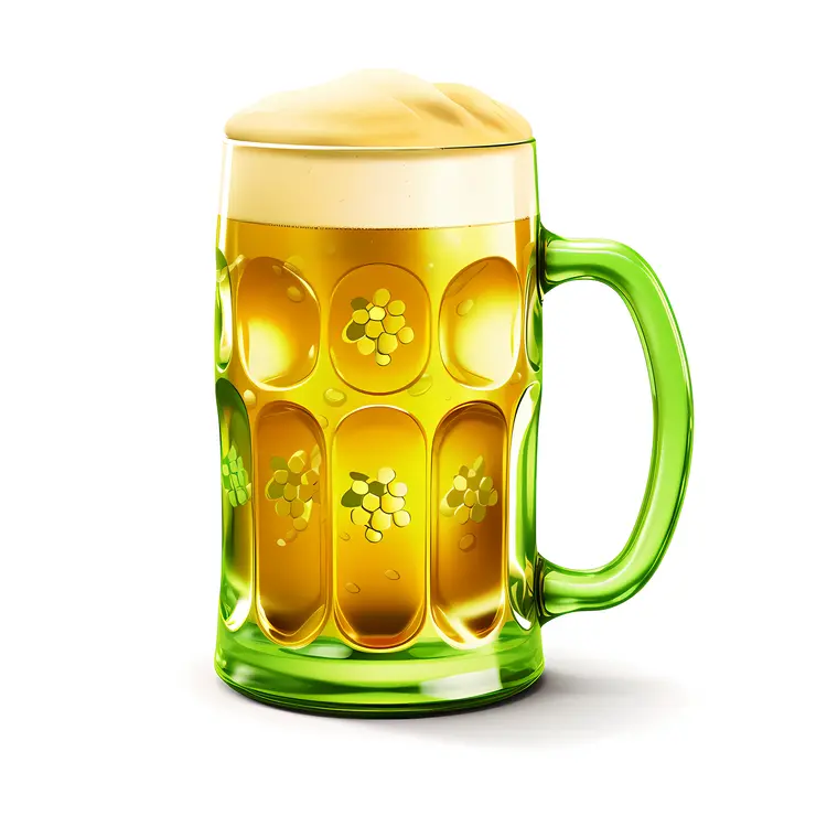 Green Beer Mug for St. Patrick's Day