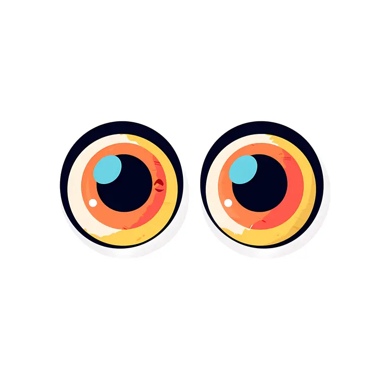 Colorful Eyes Illustration