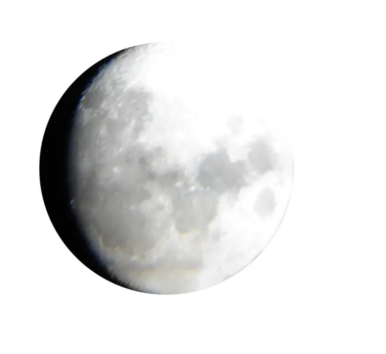 Bright Crescent Moon Image