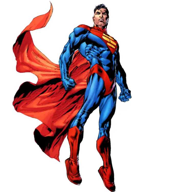 Superman in Red Cape